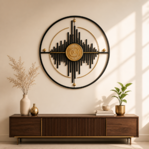 Luxury Black Metal Wall Art