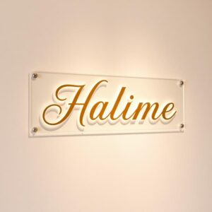 Custom Acrylic Name Sign
